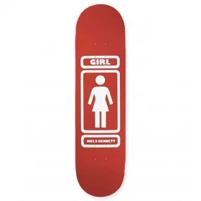 Girl Skateboard Co. Niels Bennett 93 Til Infinity W40 V2 Skateboard Deck 8.125