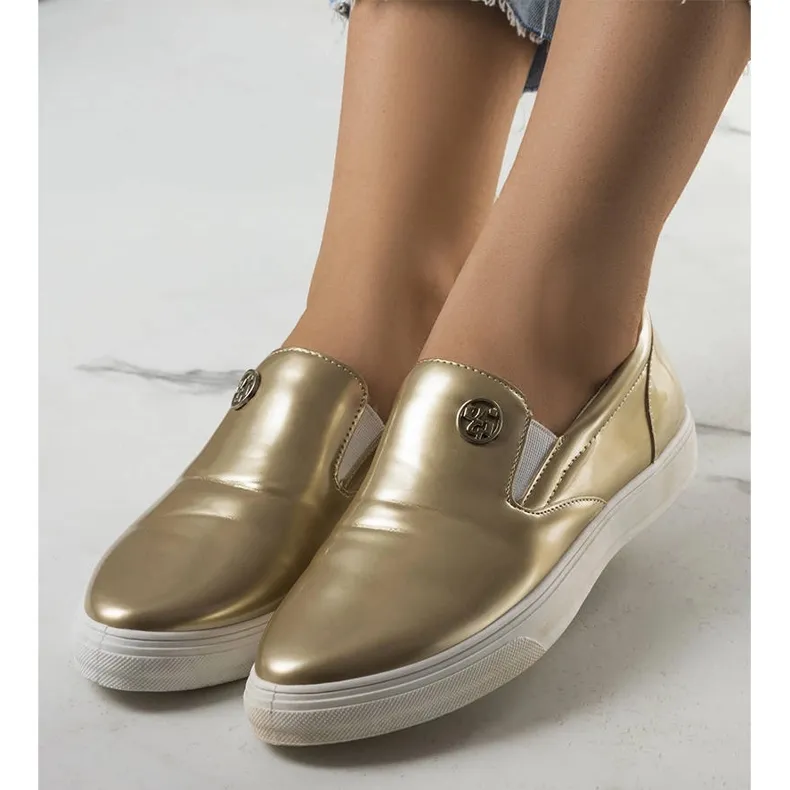 Gold Slip On Taastru sneakers golden