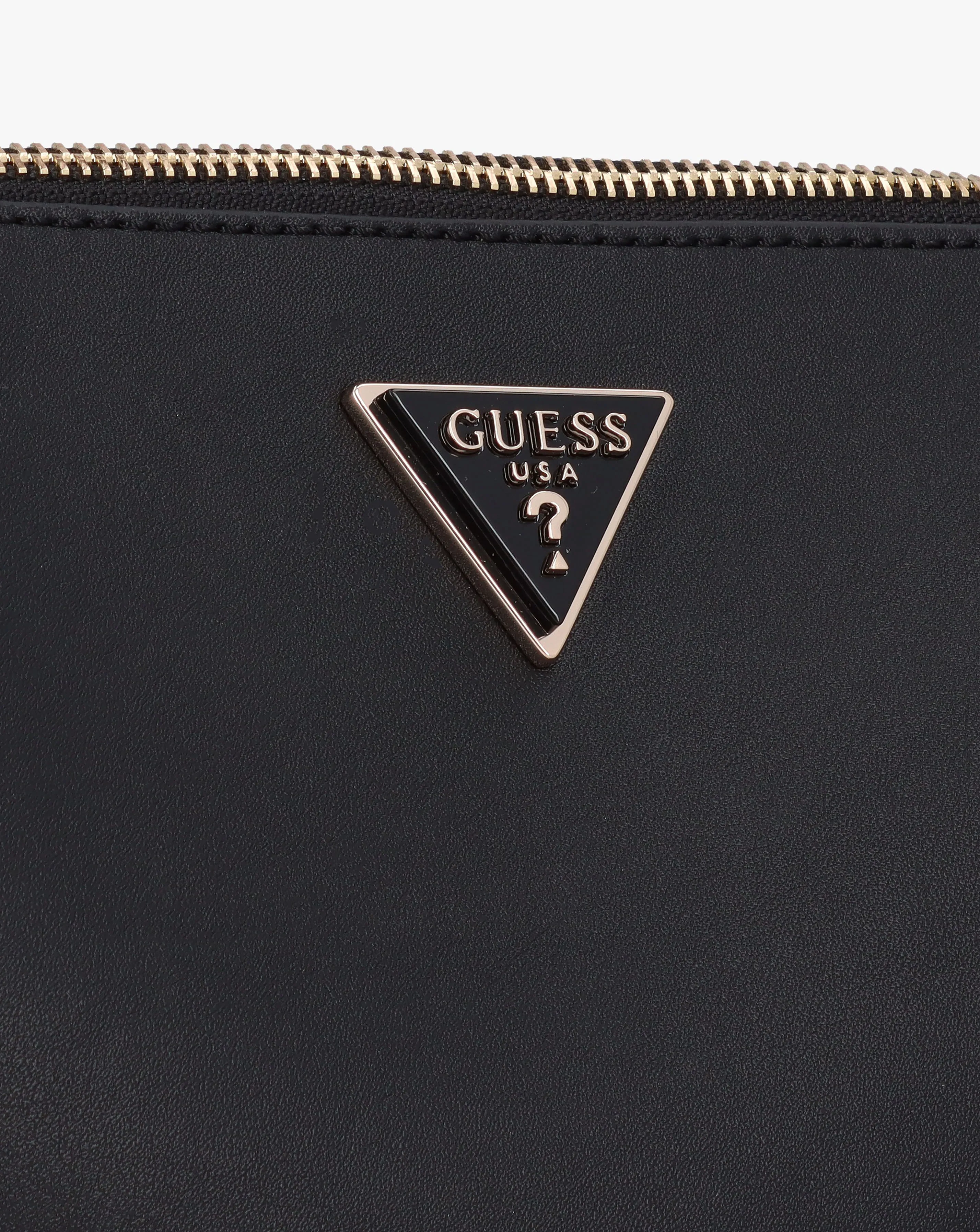 Guess Iwona Triple Compartment Black Cross-Body Bag