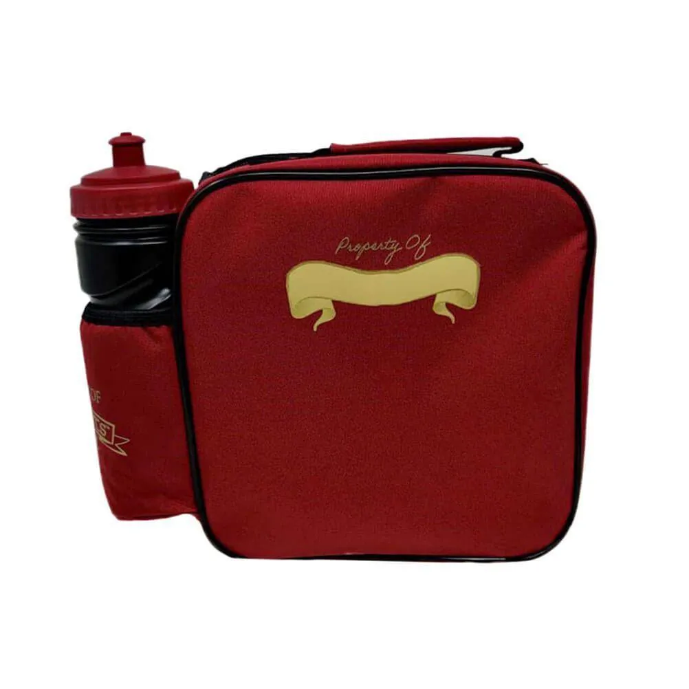 Harry Potter Hogwarts 3D Embossed Lunch Bag with Bottle