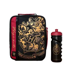 Harry Potter Hogwarts Lunch Bag & Drinks Bottle Set Black