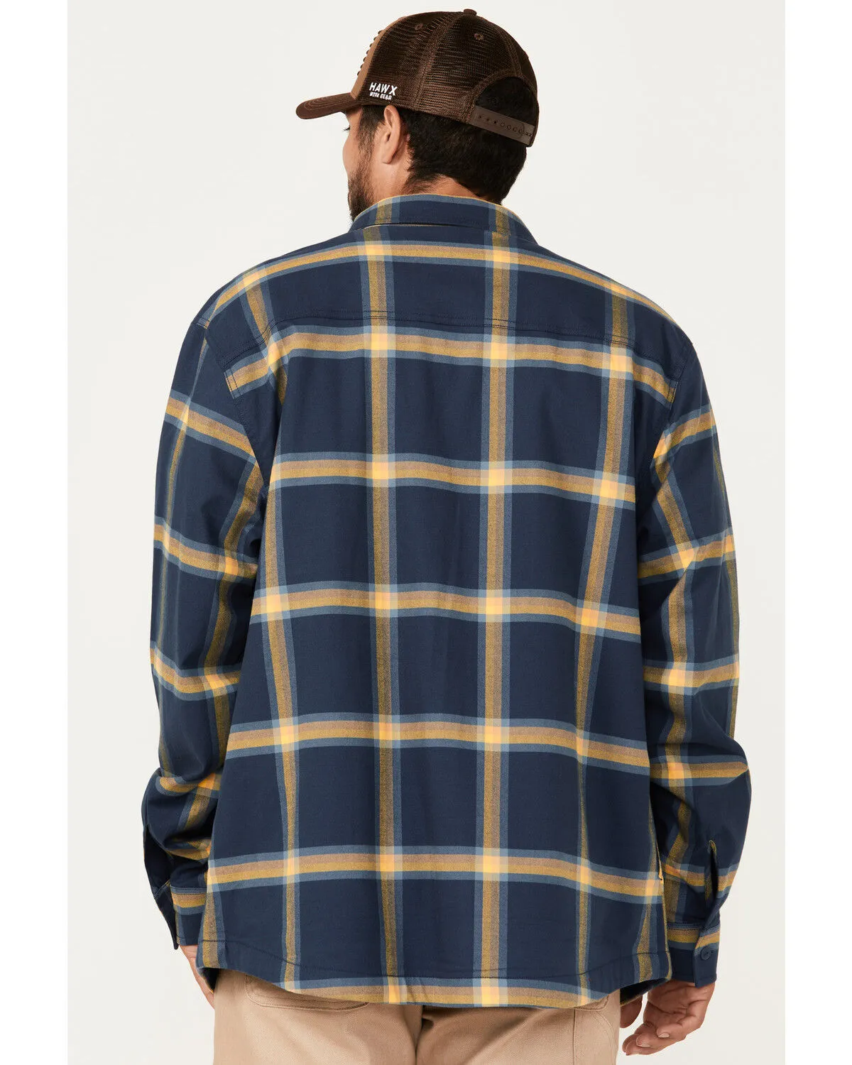 Hawx Men's Thermal Lined Flannel Work Shirt Jacket