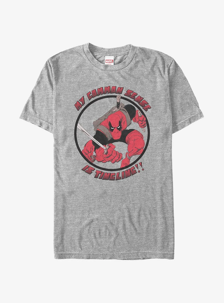 Hot Topic Marvel Deadpool My Common Sense Is Tingling T-Shirt