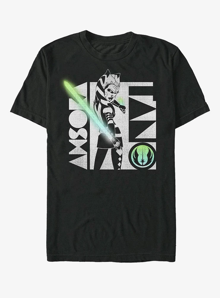 Hot Topic Star Wars: Clone Wars Ahsoka Light Saber T-Shirt