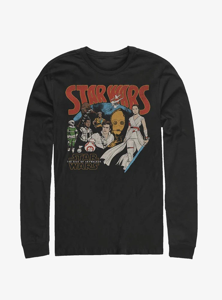 Hot Topic Star Wars Episode IX The Rise Of Skywalker Retro Buddies Long-Sleeve T-Shirt