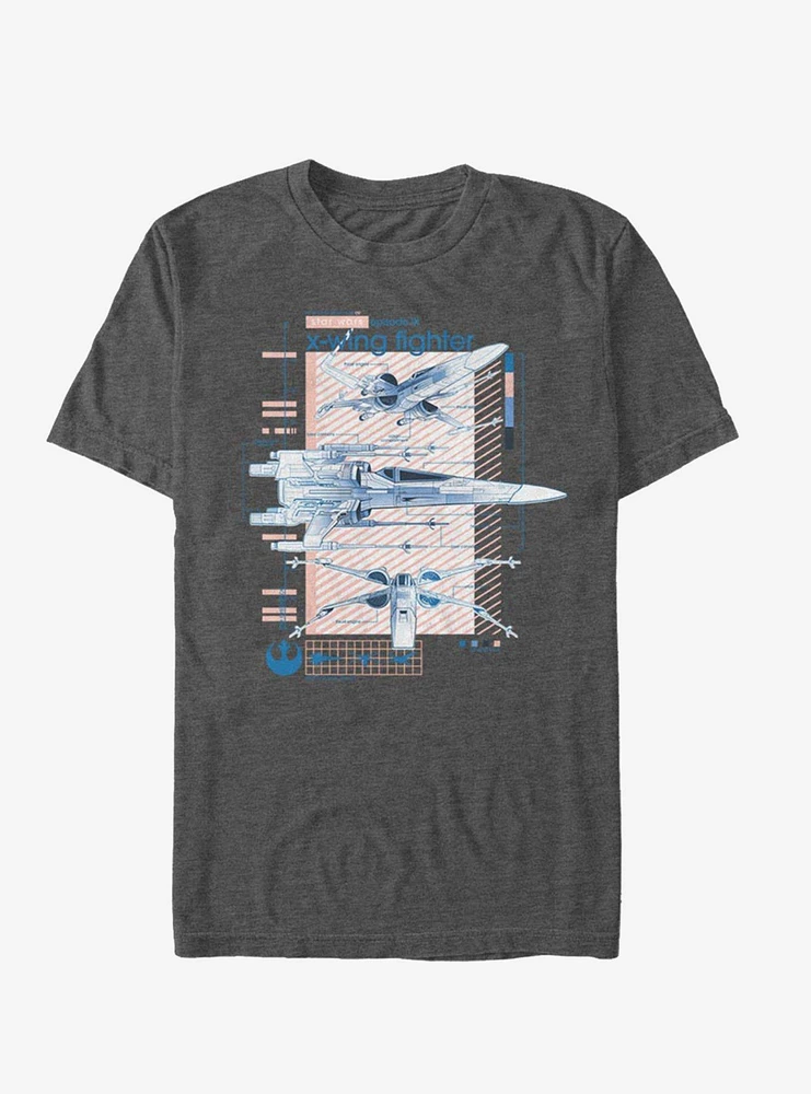 Hot Topic Star Wars Episode IX The Rise Of Skywalker Xwingers Ninety T-Shirt