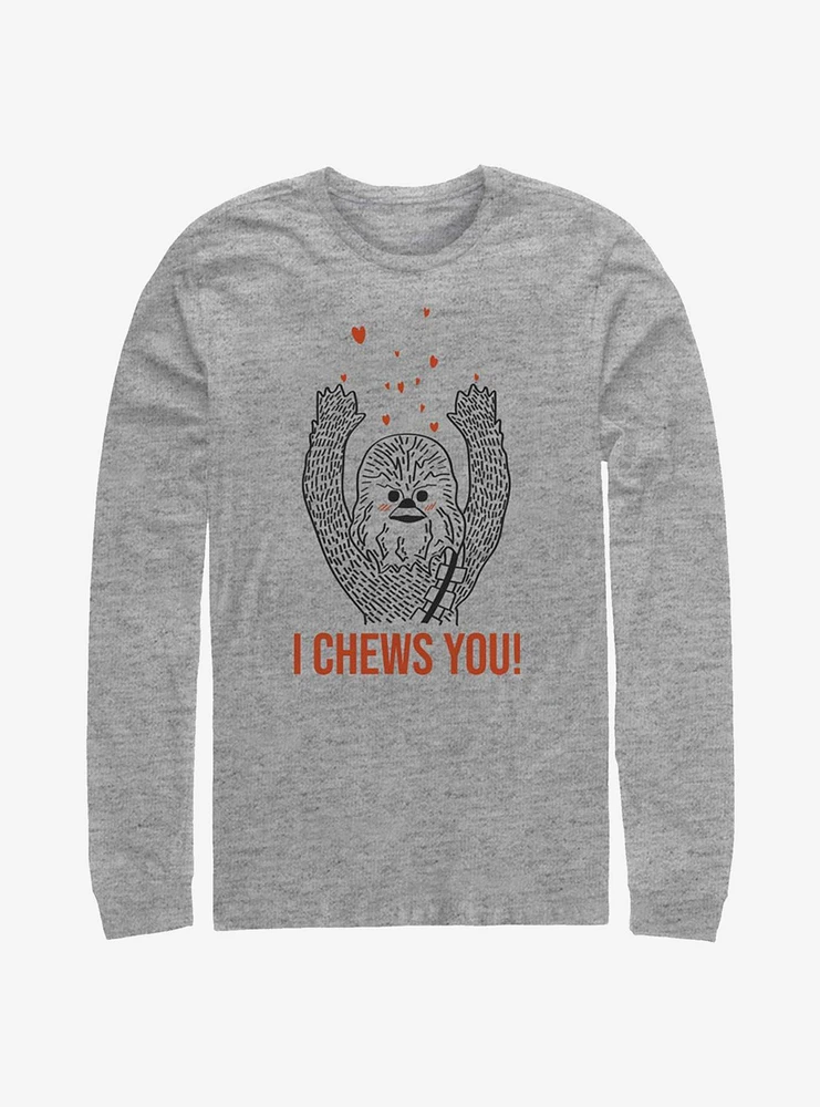 Hot Topic Star Wars I Chews You Chewie Long-Sleeve T-Shirt