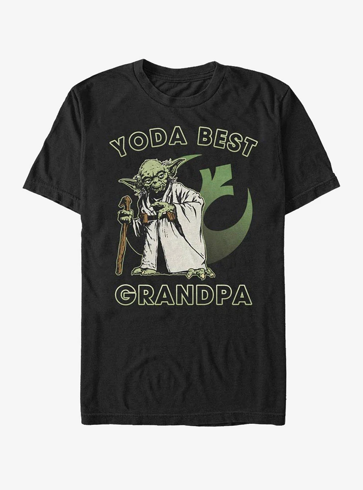 Hot Topic Star Wars Yoda Best Grandpa T-Shirt