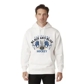 Ice White Black and Blue Hoodie