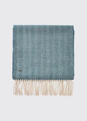 Kingsley Ladies Wool Scarf - Navy