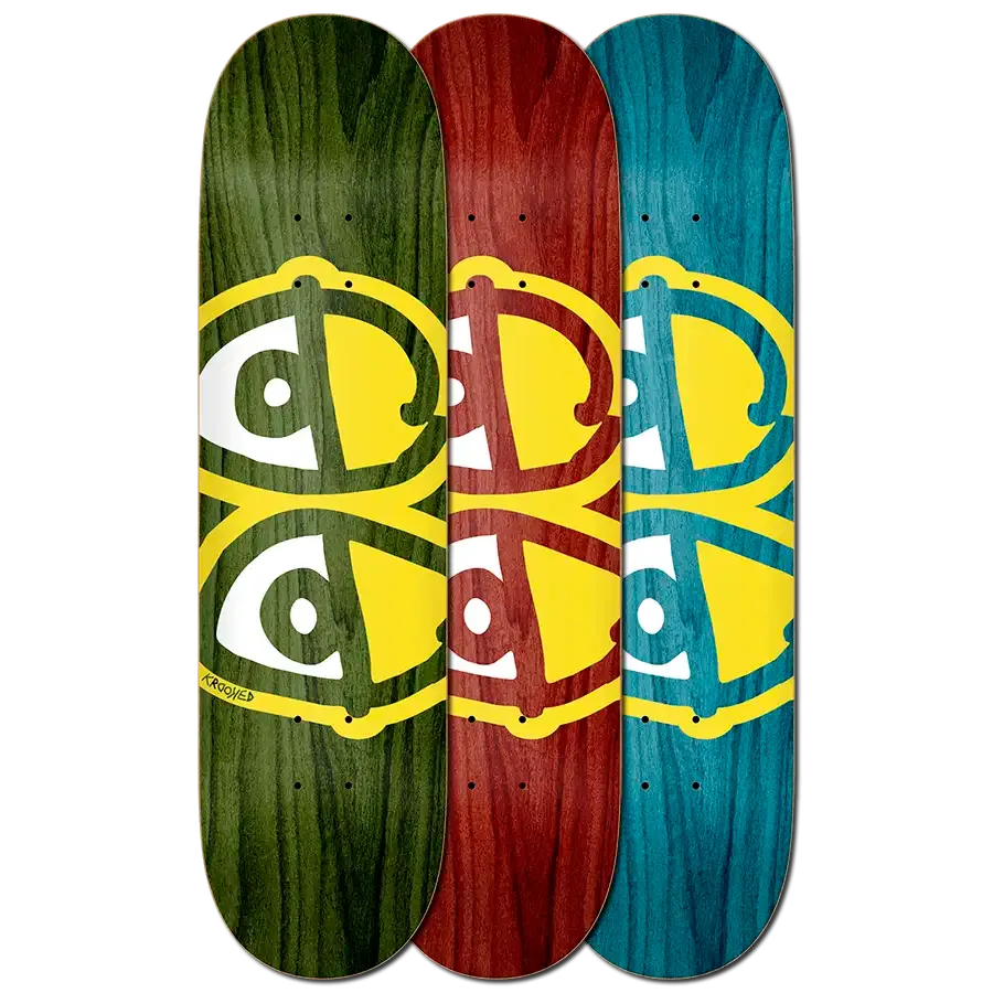 Krooked Skateboards Team Eyes Deck 8.38