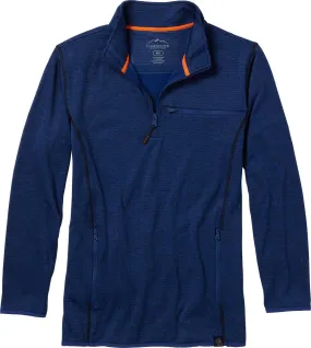 Legendary Outdoors Men's Grid Fleece Half Zip Pullover