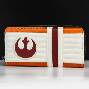 Loungefly x Star Wars Rebel Pilot Zip Around Purse