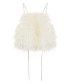 MAGDA BUTRYMSHEARLING CRYSTAL TANK TOP