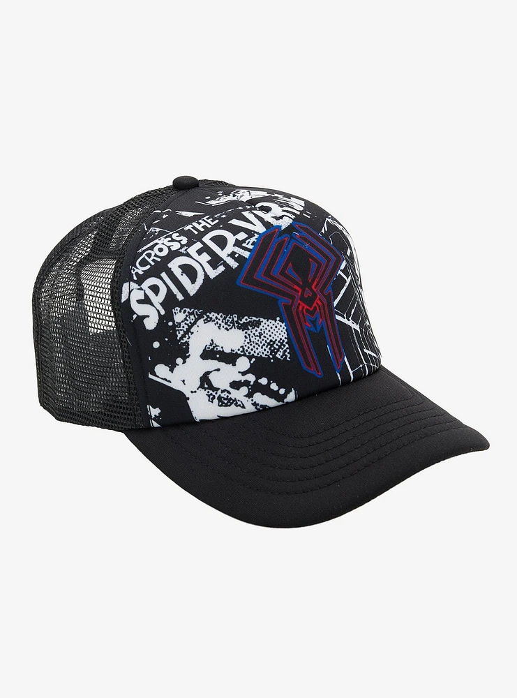 Marvel Spider-Man: Across The Spider-Verse Spider-Man 2099 Trucker Hat