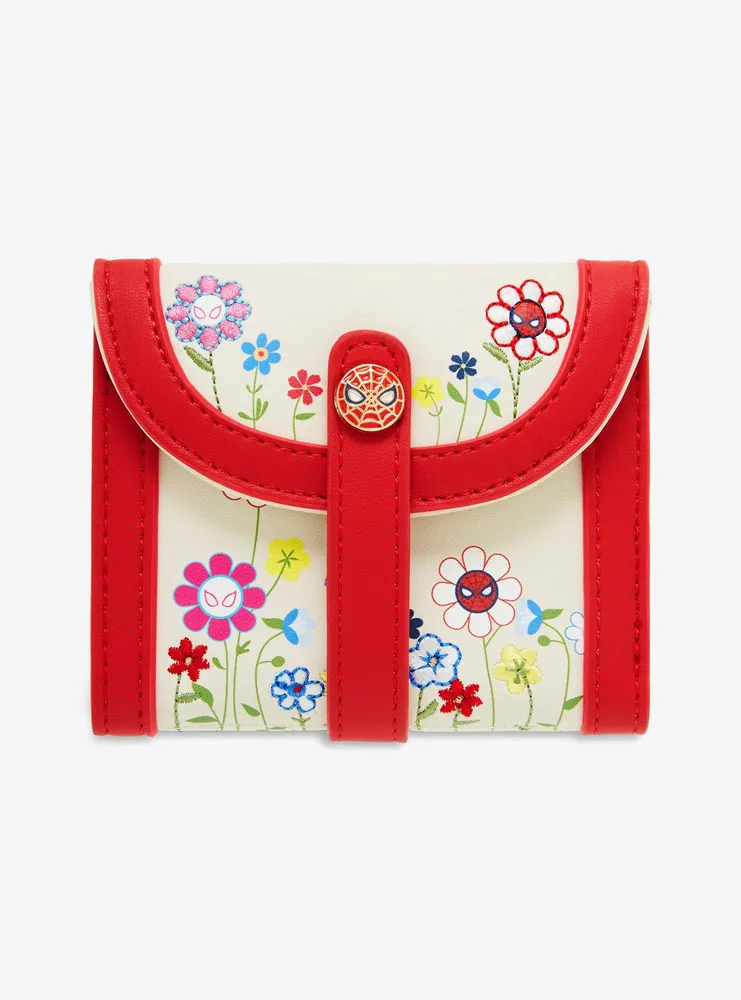 Marvel Spider-Man Floral Small Wallet - BoxLunch Exclusive