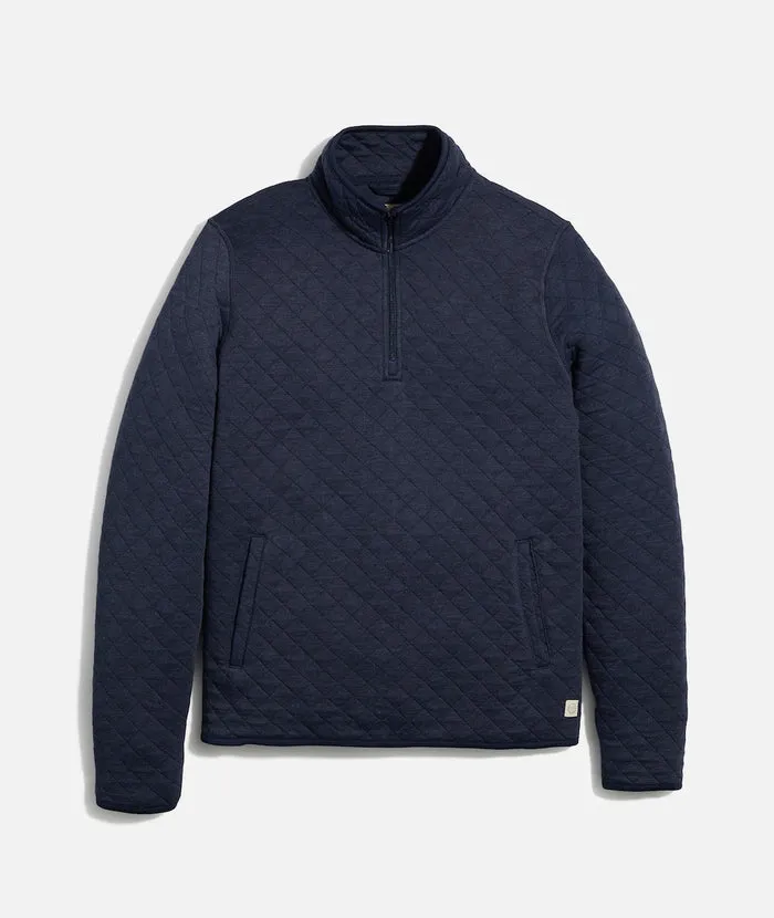 Men's Corbet Quarter Zip Pullover in Navy