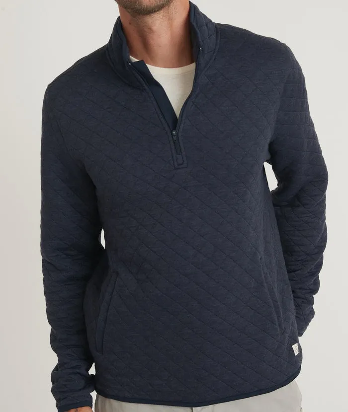 Men's Corbet Quarter Zip Pullover in Navy