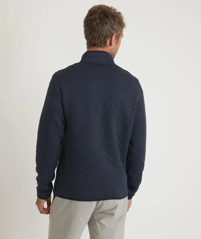 Men's Corbet Quarter Zip Pullover in Navy