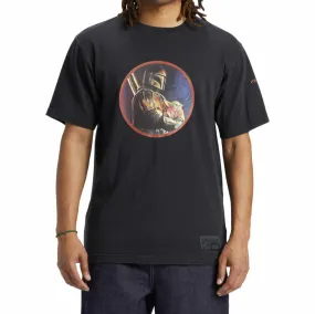 men's t-shirt DC - Star Wars MANDO AND THE CHILD HSS - BLACK PIGMENT DYE - ADYZT05316-KYBW  -  Metal-shop