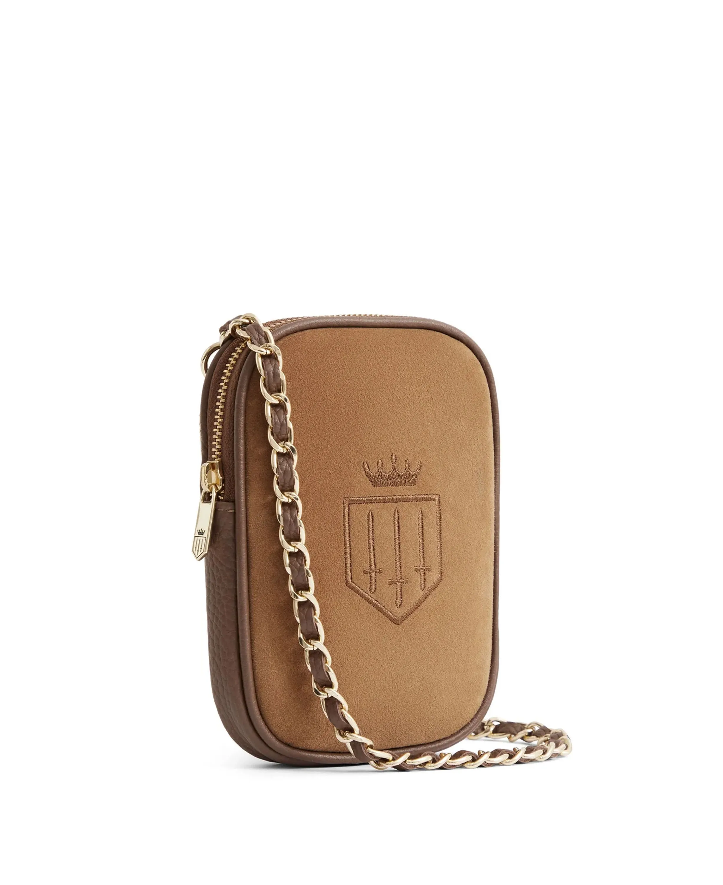 Mini Finsbury Cross Body Bag                             Tan