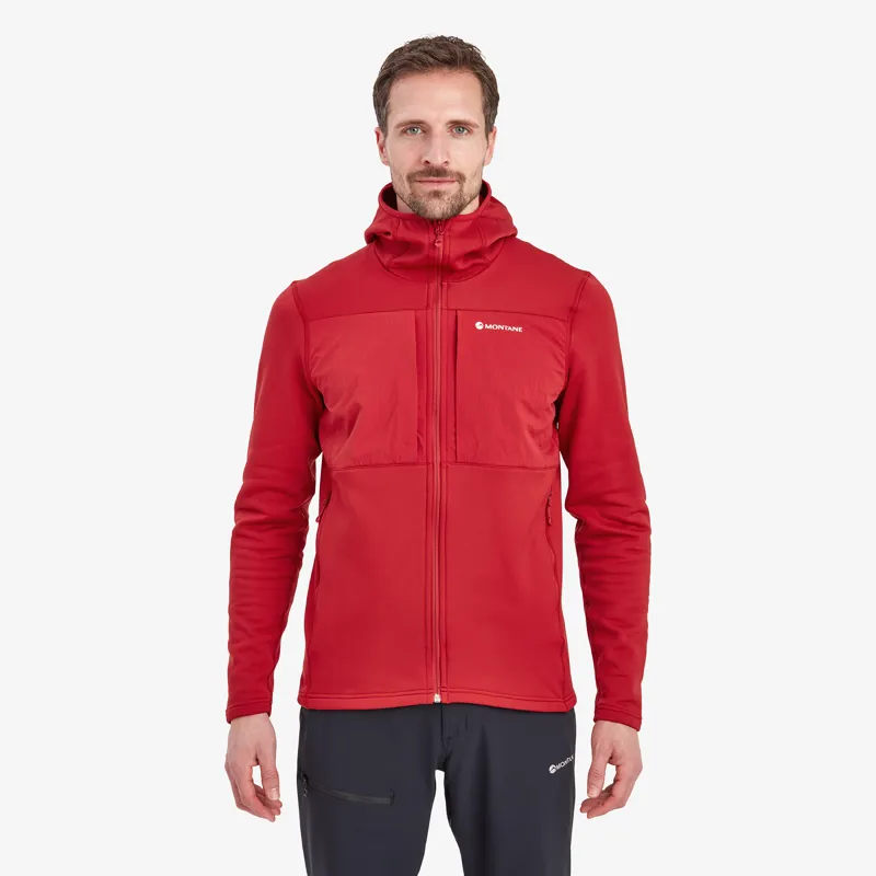 Montane Mens Fury XT Hoodie - Acer Red