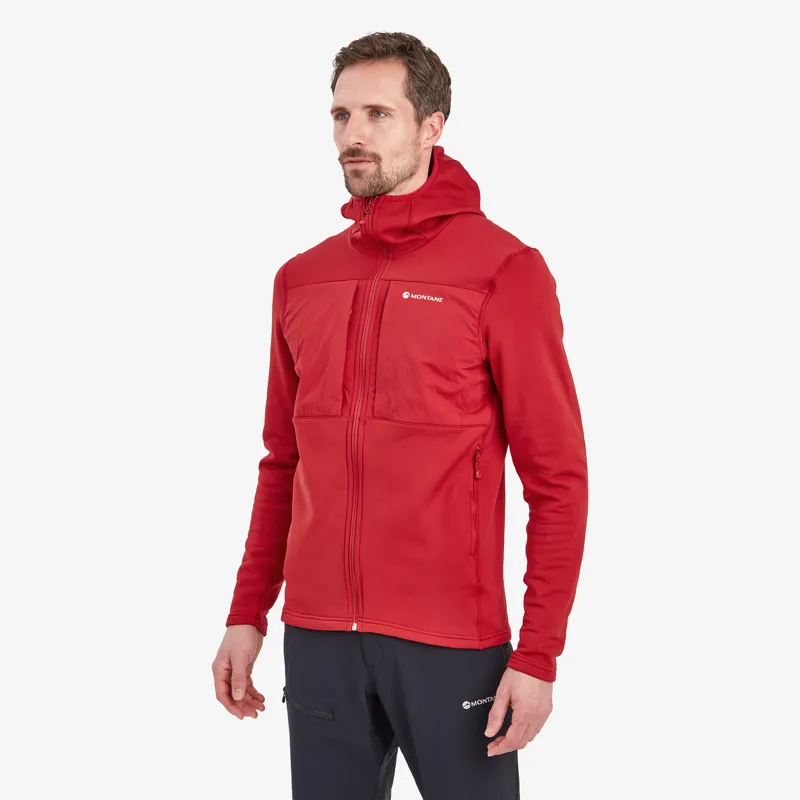 Montane Mens Fury XT Hoodie - Acer Red