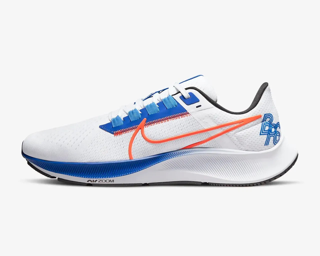 Nike Air Zoom Pegasus 38 White Game Royal University Blue Rush Orange DQ8575-100