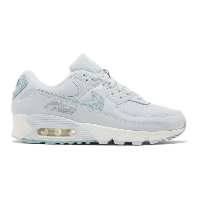 Nike Women's Air Max 90 (Aura Ocean Cube/ Camo Swoosh/ A...