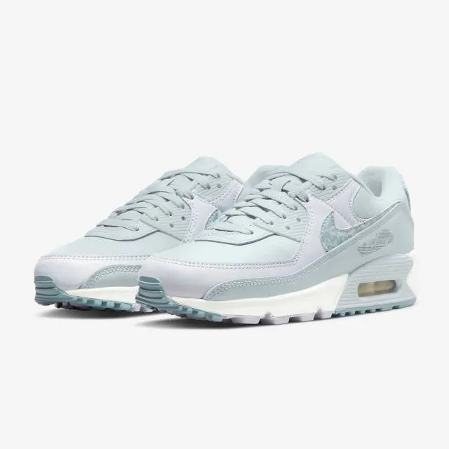 Nike Women's Air Max 90 (Aura Ocean Cube/ Camo Swoosh/ A...