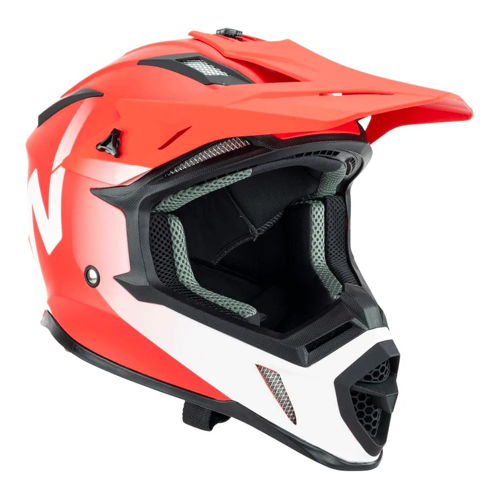 Nitro - MX760 Peak Red Helmet