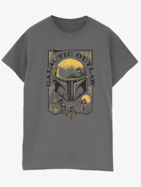 NW2 Star Wars Boba Fett Poster Adult Grey T-Shirt | Men | George at ASDA