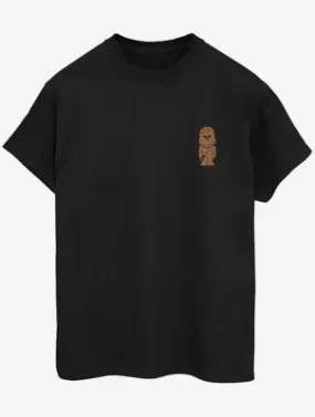 NW2 Star Wars Chewbacca Pocket Print Adult Black T-Shirt | Men | George at ASDA