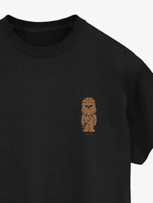 NW2 Star Wars Chewbacca Pocket Print Adult Black T-Shirt | Men | George at ASDA