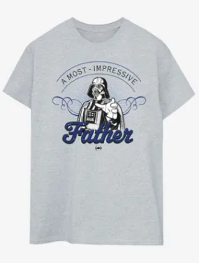 NW2 Star Wars Most Impressive Father Men Grey T-Shirt | Men | George at ASDA