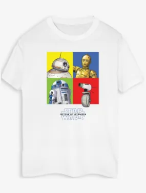 NW2 Star Wars ROS Droid Squares White Printed T-Shirt | Men | George at ASDA