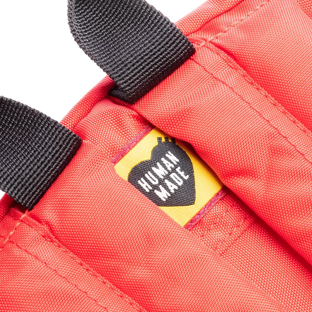 Nylon Heart Backpack - Red