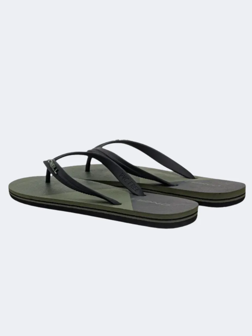 ONeill Profile Color Block Men Beach Sandals Green