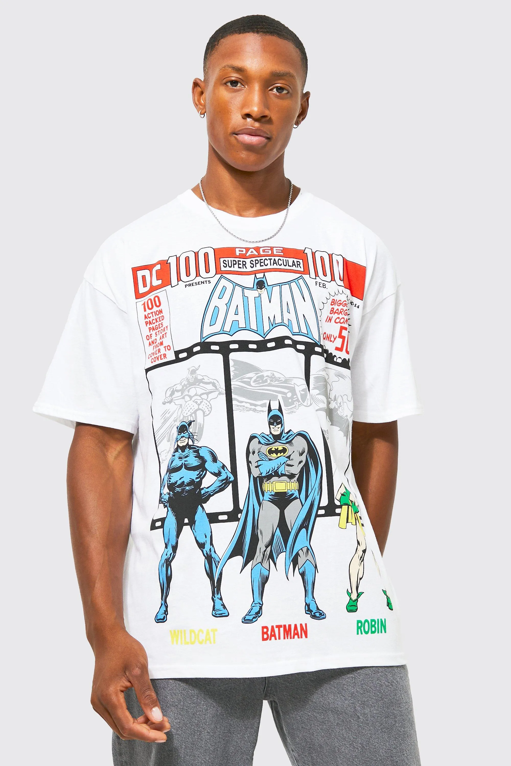 Oversized Batman Robin License T-shirt