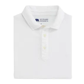 Perry Short Sleeve Polo - White