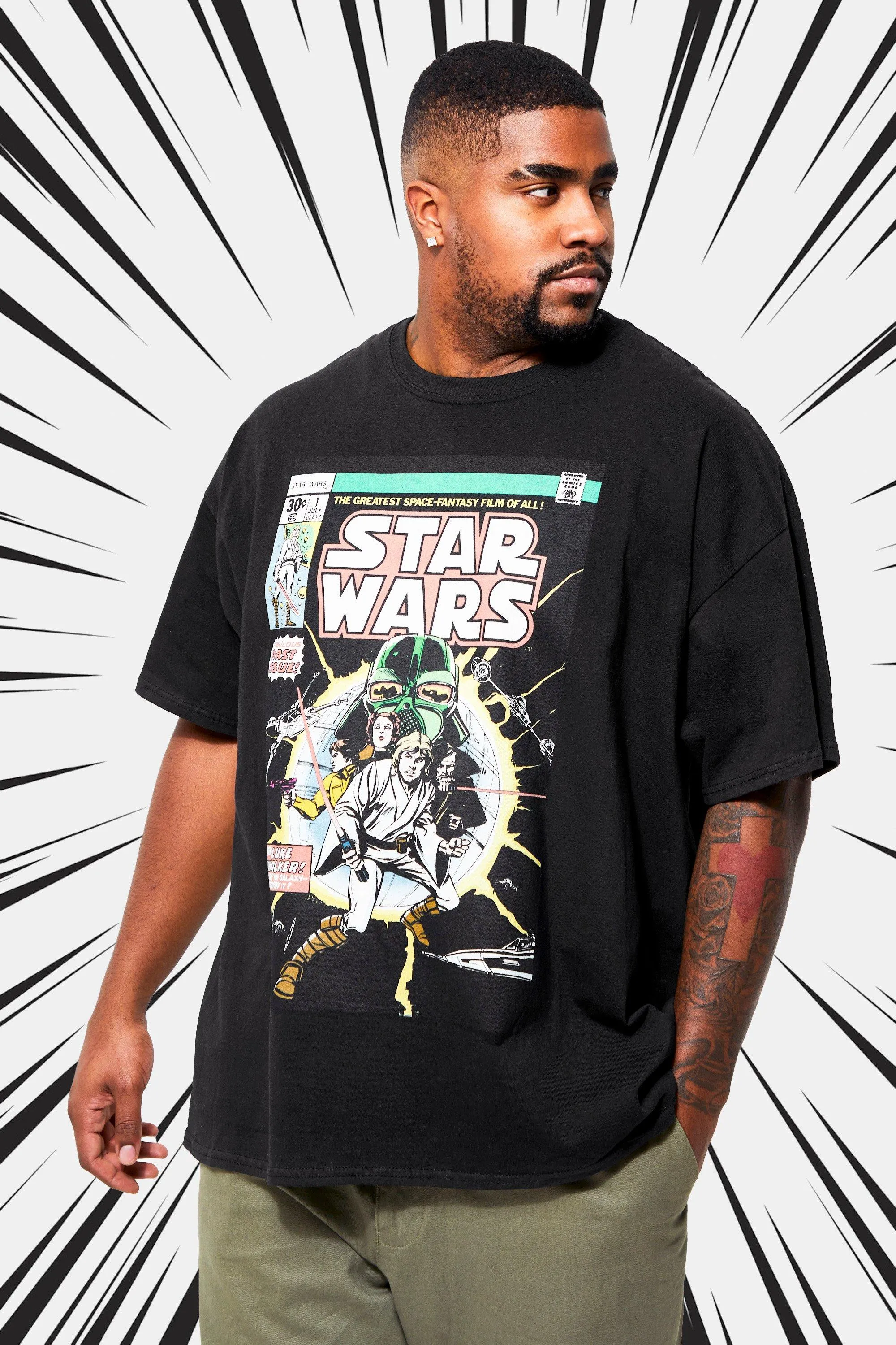 Plus Star Wars Comic License T-shirt