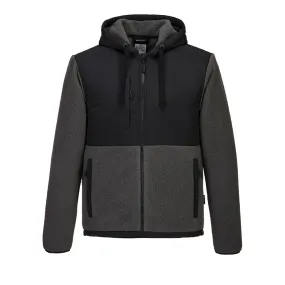 Portwest KX3 Borg Fleece Jacket - Black / Grey - Large