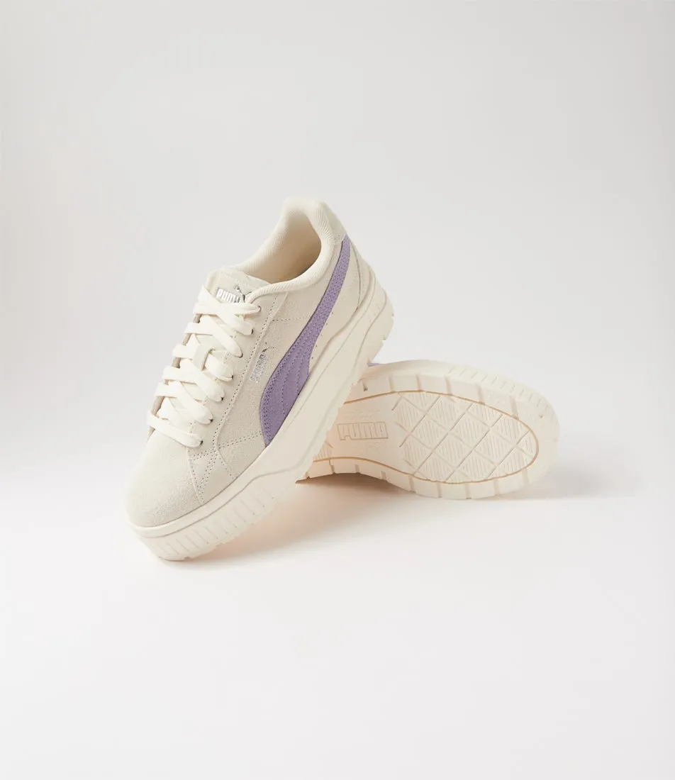 PUMA 397457 Karmen 2 Frosted Ivory Pale Plum Sneakers