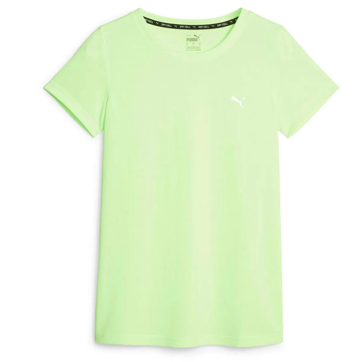 Puma Performance Short Sleeve Tee - Womens - Green/White