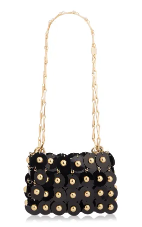 Rabanne Studded Paillette Shoulder Bag