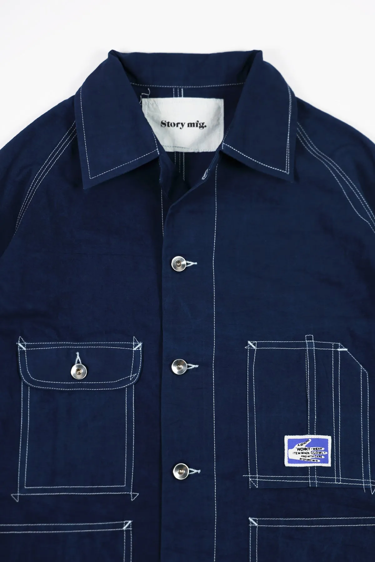 Railroad Jacket - Indigo Wonky-Wear