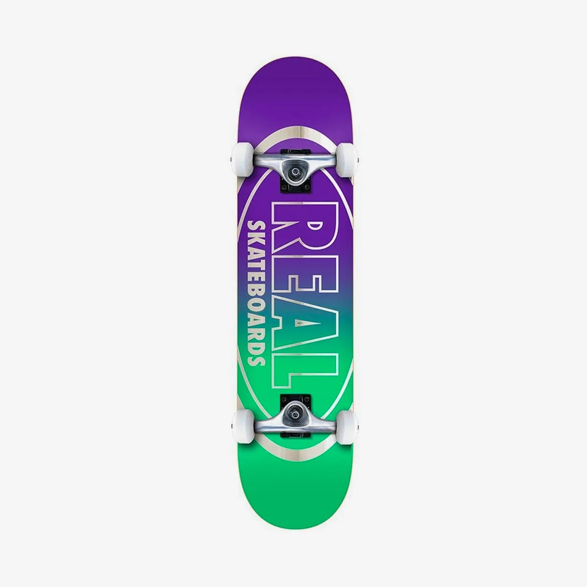 Real Golden Oval Outline Skateboard Multi - 8"