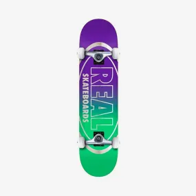 Real Golden Oval Outline Skateboard Multi - 8"