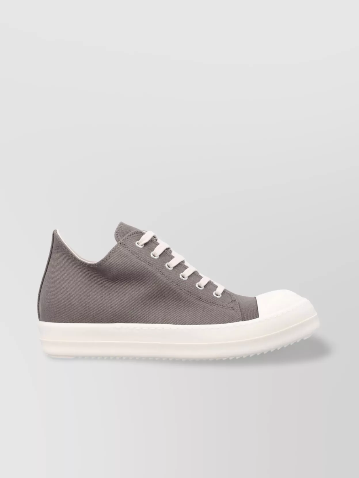 Rick Owens Drkshdw   Low-top canvas sneakers with rubber sole