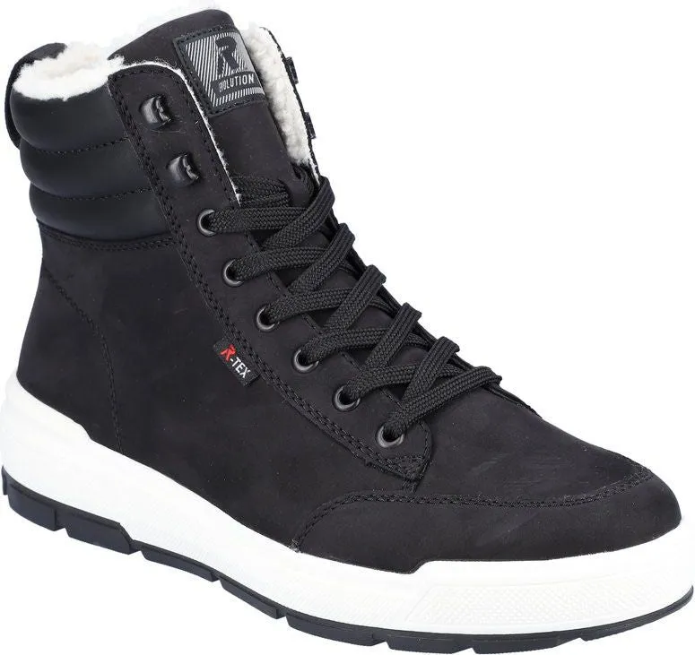 Rieker Black Warm Lined Boot